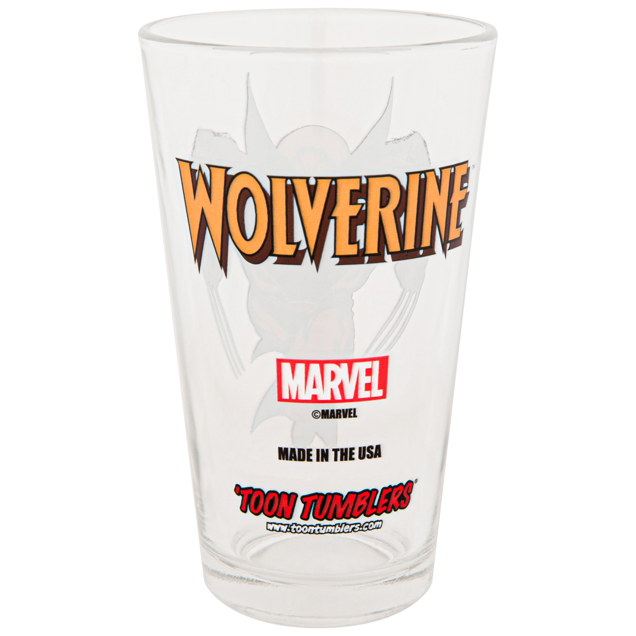 Wolverine Claws Out Pint Glass